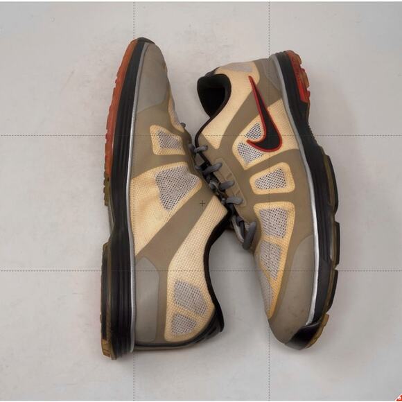 Nike Hyperfuse Lunar Ascend Golf Shoes Spikeless Mens 11 Tan Gray 1,3,9,6:L.4.3 - Picture 10 of 13